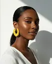 Yellow crotchet earring 2.webp
