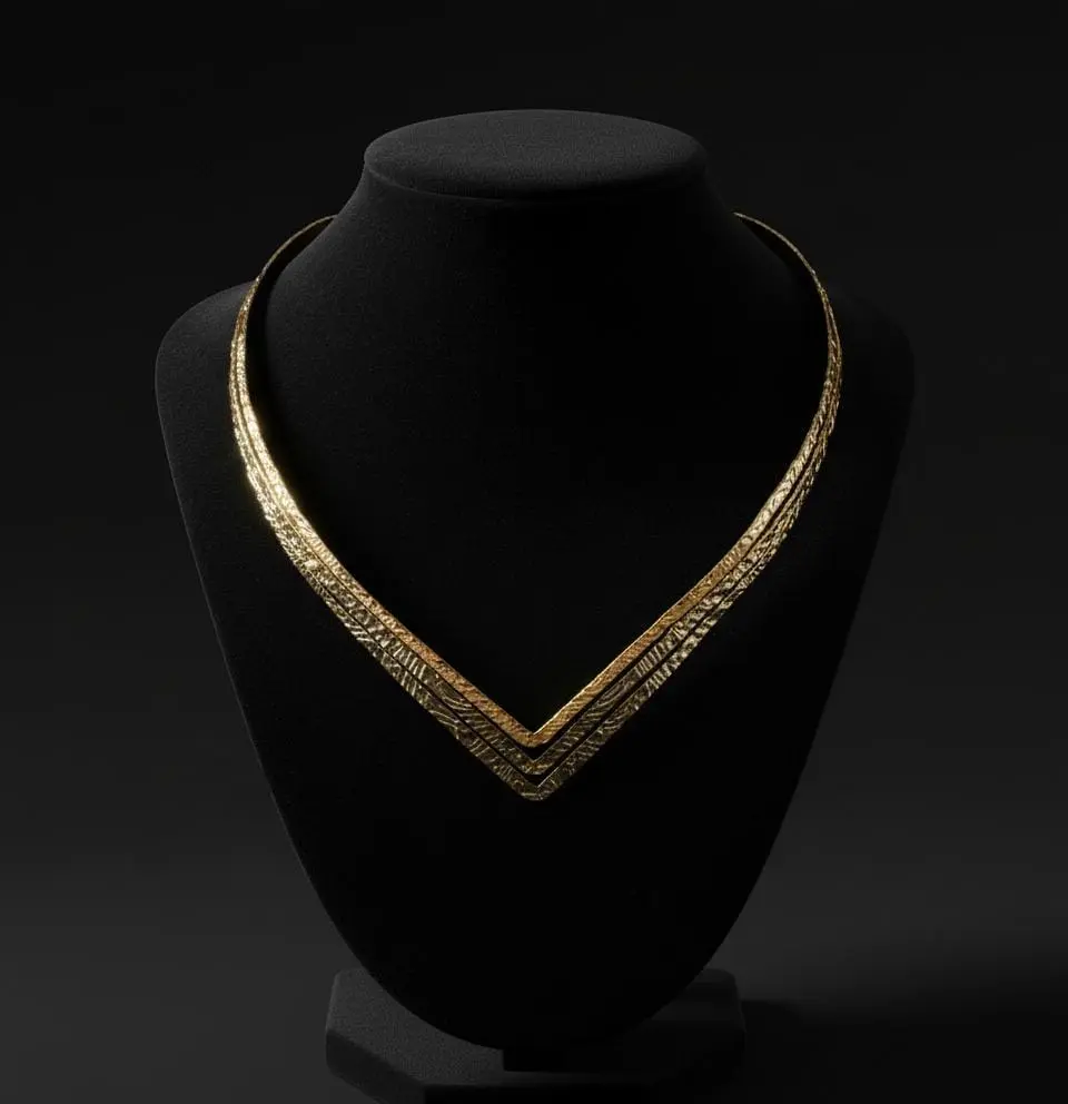 Gold coated chocker