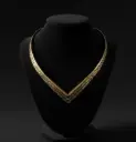 Gold coated chocker