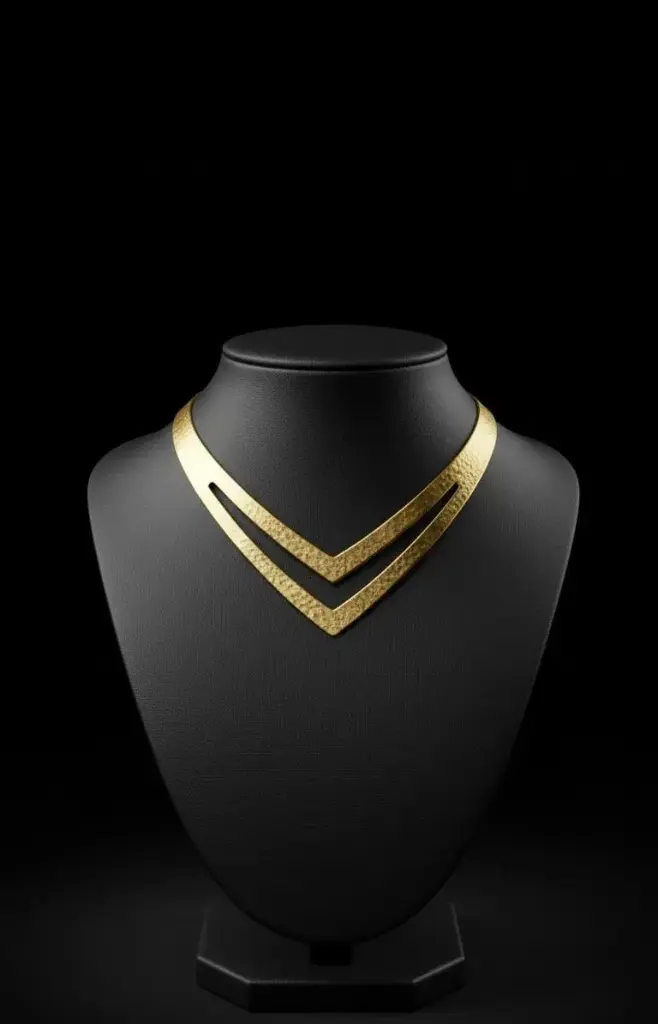 Gold coated chocker