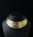Gold coated chocker