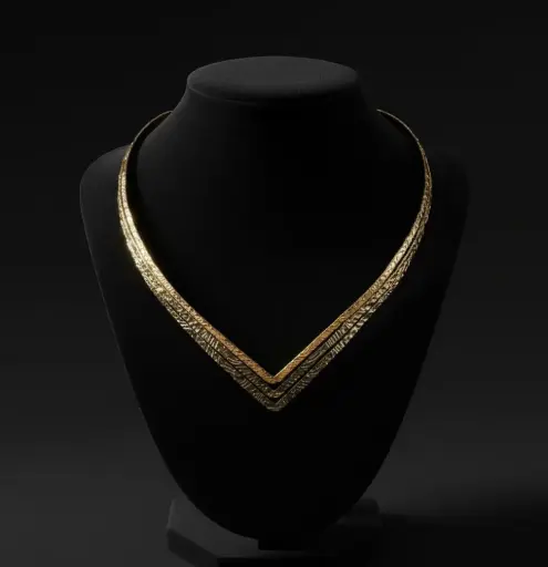 Gold coated chocker