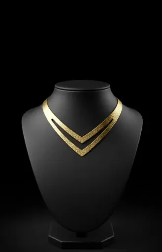 Gold coated chocker