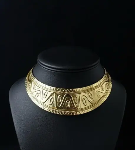 Gold coated chocker