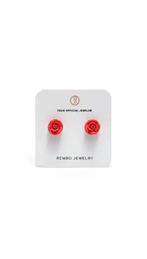 Red Rose earring